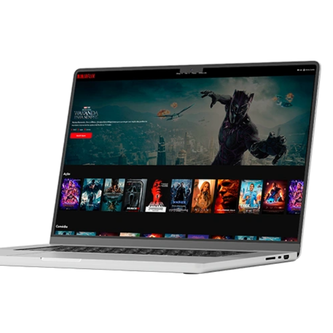 Template siite de area de membros ead estilo netflix