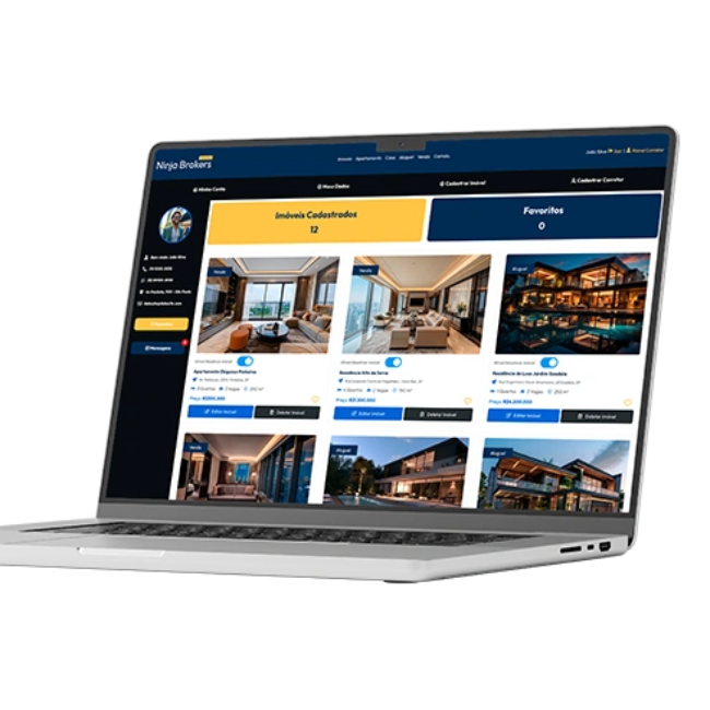 Template sistema para imobiliárias