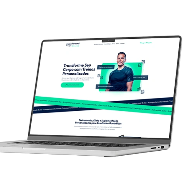 Template site para personal treiner